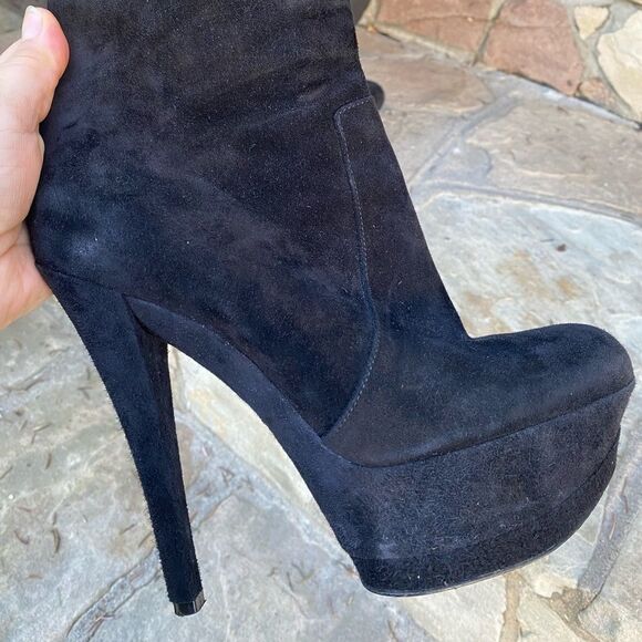 Casadei suede platform booties - Picture 4 of 10